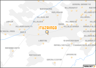 map of Ituzaingó