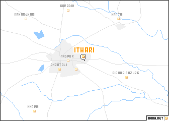 map of Itwāri