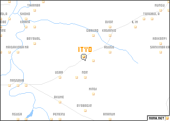 map of Ityo