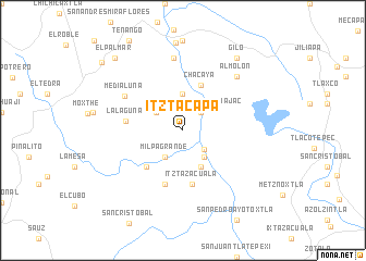 map of Itztacapa