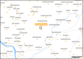 map of Iun-dong