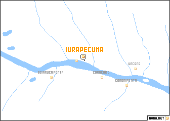 map of Iú-Rapecuma