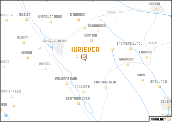 map of Iurievca