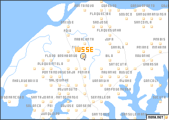 map of Iusse