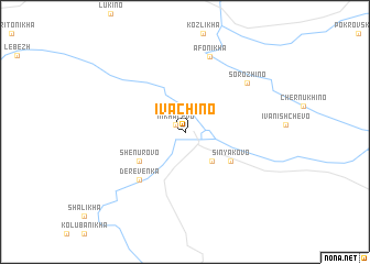 map of Ivachino