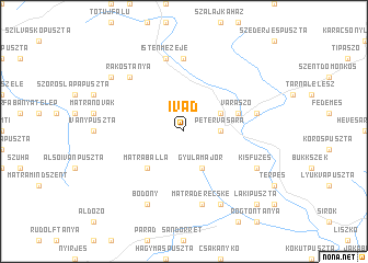 map of Ivád