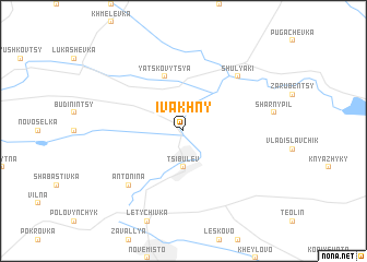 map of Ivakhny