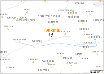 map of Ivakino