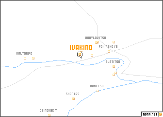 map of Ivakino