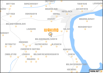 map of Ivakino