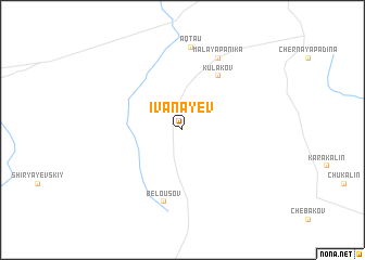 map of Ivanayev