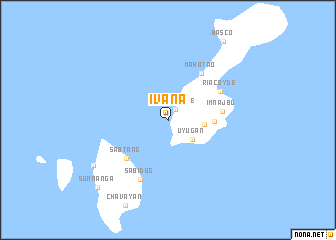 map of Ivana