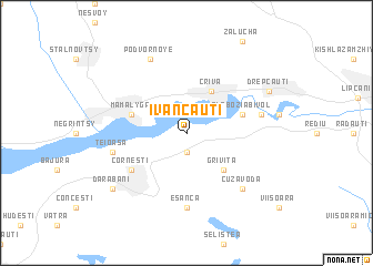 map of Ivăncăuţi