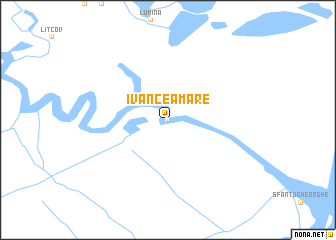 map of Ivancea Mare
