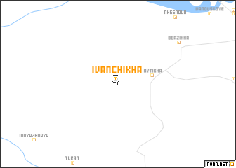 map of Ivanchikha