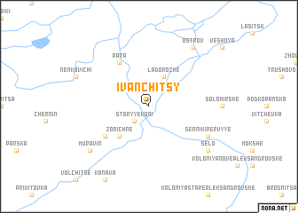 map of Ivanchitsy