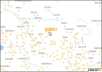 map of Ivanci