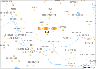 map of Ivándárda