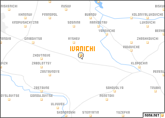 map of Ivanichi