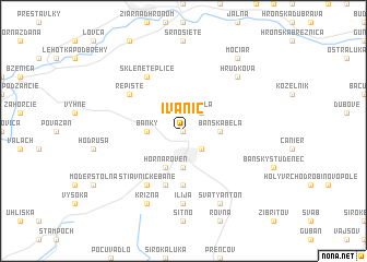 map of Ivanič