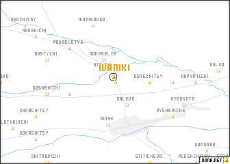 map of Ivaniki