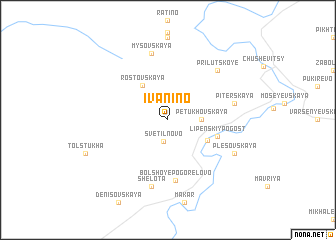 map of Ivanino