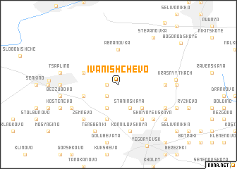 map of Ivanishchevo