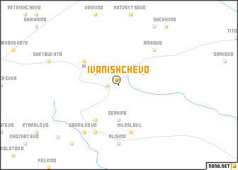 map of Ivanishchevo