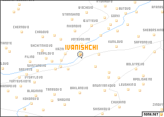 map of Ivanishchi