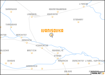 map of Ivanisovka