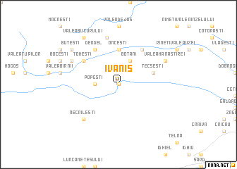 map of Ivăniş