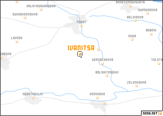 map of Ivanitsa