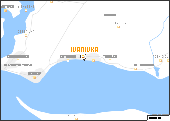 map of Ivanivka