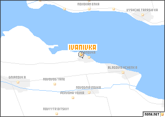map of Ivanivka