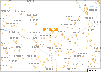 map of Ivanj Do
