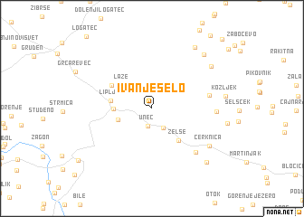map of Ivanje Selo