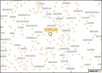 map of Ivanje