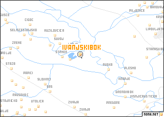 map of Ivanjski Bok