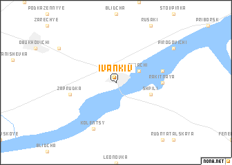 map of Ivankiv