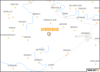 map of Ivankovo