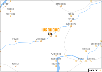 map of Ivankovo