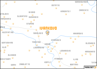 map of Ivankovo