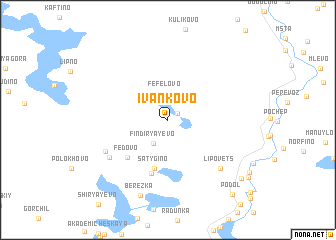 map of Ivankovo