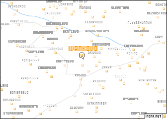 map of Ivankovo