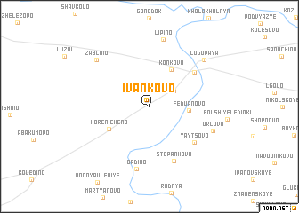 map of Ivankovo