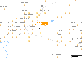 map of Ivankovo