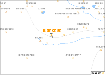 map of Ivankovo