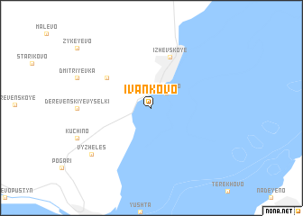 map of Ivankovo