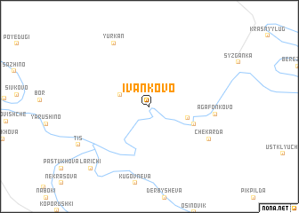 map of Ivankovo