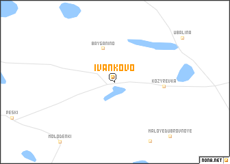 map of Ivankovo